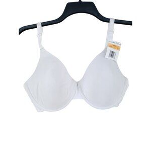 Maidenform Womens Contour One Fabulous Fit Bra 36DD White Adjustable Straps